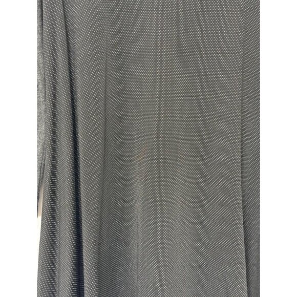 Alembika Asymmetric Tunic Top Black Long Slv Mixed Fabric/Pattern Size 3|US 8-10 - Picture 10 of 14